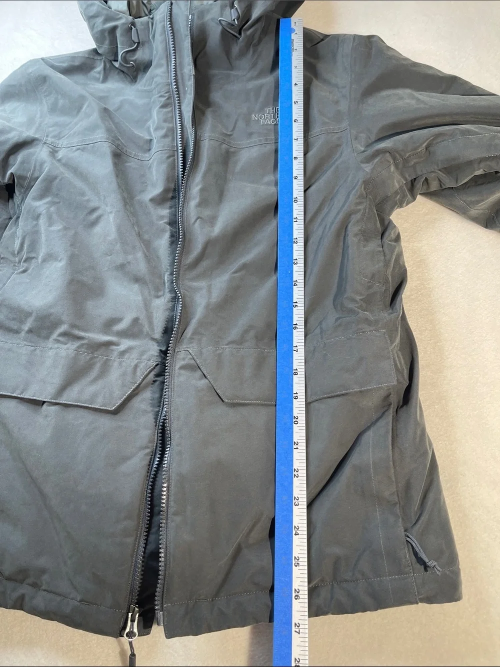 The North Face Men's Hooded Jacket ZIP OUT LINER SIZE S HYVENT